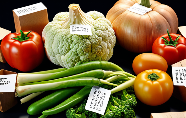 **
A meticulously cleaned dataset with well-defined labels, resembling freshly harvested vegetables, is illuminated by bright, focused light, emphasizing its high quality.
**