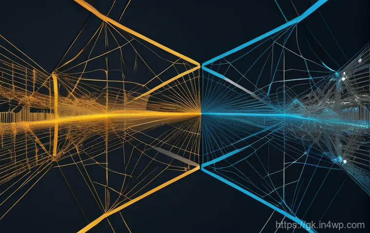 Transformer 기반의 텍스트 요약 기법 - A young female researcher, wearing glasses and a lab coat, stands in a brightly lit, futuristic libr...