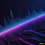 Transformer 아키텍처의 구현 패턴 - A futuristic digital illustration of a Transformer neural network architecture, showcasing multiple ...