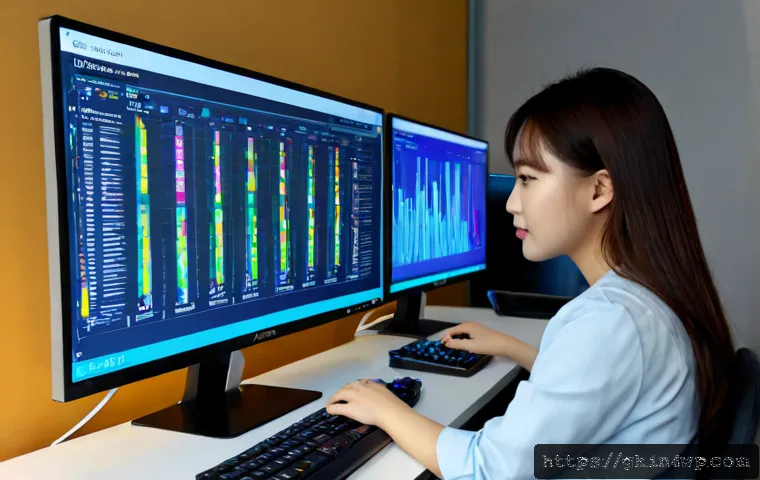 Home 17 Transformer의 성능 평가를 위한 벤치마크 - Photorealistic AI performance benchmarking workspace, modern data scientist comparing two identical ...